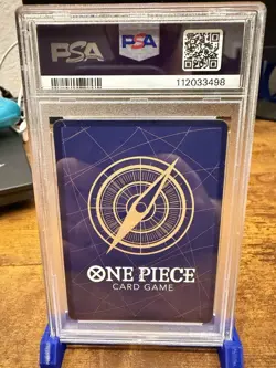 One Piece CCG Silvers Rayleigh Alternate Art Manga OP08-118 PSA 10 English - Image 2