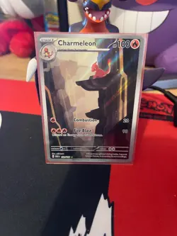 pokemon card charmeleon from scarlet and violet 151. mint condition. 169/165 - Image 5