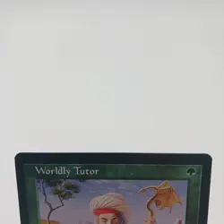 Worldly Tutor Mirage Card LP Condition Instant Card MTG Magic The Gathering - Image 3