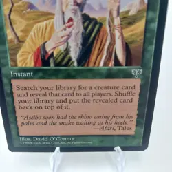 Worldly Tutor Mirage Card LP Condition Instant Card MTG Magic The Gathering - Image 4