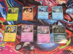 Prismatic Evolutions Cosmos Holo Promo Cards Full Set Of 8 Eeveelutions - Image 1