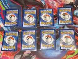 Prismatic Evolutions Cosmos Holo Promo Cards Full Set Of 8 Eeveelutions - Image 2