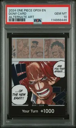 2024 ONE PIECE OP09-EMPERORS IN THE NEW WORLD DON!! CARD ALTERNATE ART - PSA 10 - Image 1