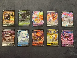 Pokemon TCG 10 Card Lot Sword & Shield V Cards - Image 1