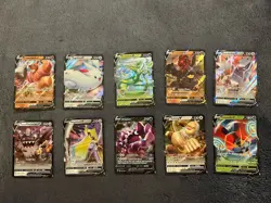 Pokemon TCG 10 Card Lot Sword & Shield V Cards - Image 1