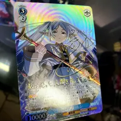 DIY Frieren beyond journey Weiss schwarz OFR Card Signed SFN/S108-T170FR TCG CCG - Image 4