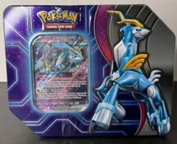 Pokemon Trading Card Games Paradox Destinies Iron Crown ex Tin - 5 Packs - Image 1