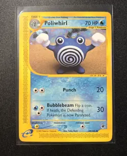 Poliwhirl 89/165 Expedition Non-Holo Pokemon Card TCG 2002 Moderately Played - Image 1