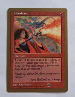 Magic MTG - Pyroblast - World Championships Worlds 1997 - LP - Image 1