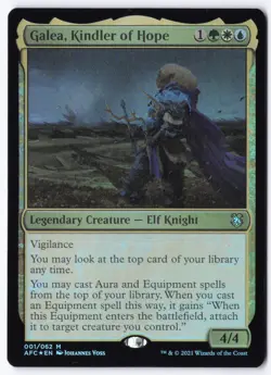 Galea, Kindler of Hope M Commander: Adventures in the Forgotten Realms 1 NM - Image 1