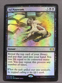 Magic the Gathering Double Masters Ad Nauseam foil - Image 1