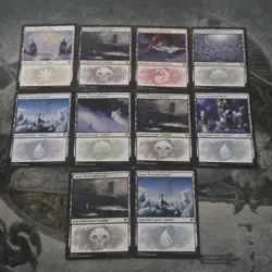 MTG Kaldheim • Snow-Covered Lands Mix Lot • 10 - Image 1