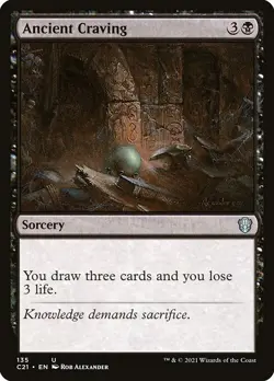 1x Ancient Craving NM Eng MTG - Commander 2021 - Image 1