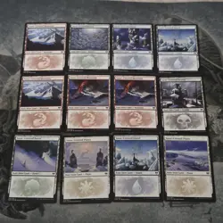 MTG Kaldheim • Snow-Covered Lands Mix Lot • 12 - Image 1