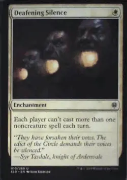 Deafening Silence - Throne of Eldraine: #10, Magic: The Gathering Nm C284 - Image 1