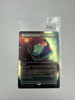 1x - Secluded Starforge - FOIL BORDERLESS #316 - Edge of Eternities - NM MTG - Image 1