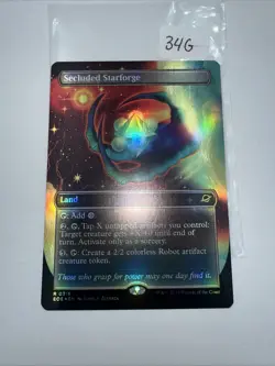 1x - Secluded Starforge - FOIL BORDERLESS #316 - Edge of Eternities - NM MTG - Image 3