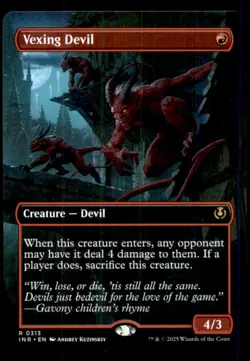 Vexing Devil LP Light Play Innistrad Remastered MTG [12418] - Image 1