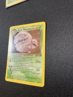 Pokemon TCG Dark Weezing Team Rocket 14 Holo Unlimited Holo Rare - Image 2