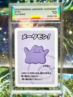 2019 Pokemon Japanese Ditto Old Maid LEGENDARY 10!!!!! - Image 1