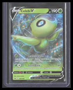 2021 Pokemon SWSH Chilling Reign CELEBI V 007/198 Ultra Rare NOCO - Image 1