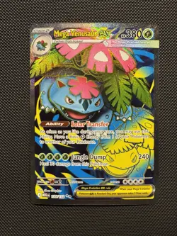 Pokemon TCG Mega Venusaur ex 155/132 ME01: Mega Evolution Ultra Rare Near Mint - Image 1