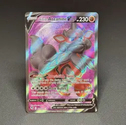 Pokemon TCG: Hisuian Arcanine V 179/195 - Full Art - Silver Tempest - *NM* - Image 1