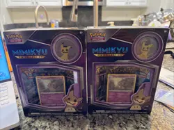 2 SEALED Boxes - 2017 Pokemon Mimikyu Pin Collection Box Sun Moon XY Fates NEW - Image 1