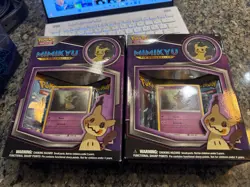 2 SEALED Boxes - 2017 Pokemon Mimikyu Pin Collection Box Sun Moon XY Fates NEW - Image 2