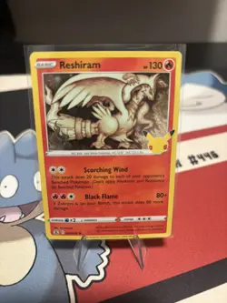 RESHIRAM 002/025 25TH CELEBRATIONS POKEMON (HOLO RARE, NM) - Image 1