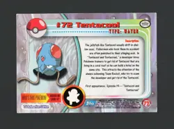 Topps Pokemon - Tentacool #72 Holo Foil Series 1 - MP-HP - Image 2