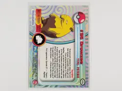 ¤ #96 Drowzee ¤ HOLO Foil Blue Logo Topps Series Pokemon Animation Edition - Image 2