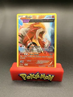 Pokemon TCG Entei 15/98 Ancient Origins Reverse Holo Rare LP - Image 1