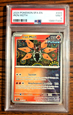 Iron Moth Regular Uncommon #009 - PSA MINT 9 - 2024 Shrouded Fable - Pokemon TCG - Image 1