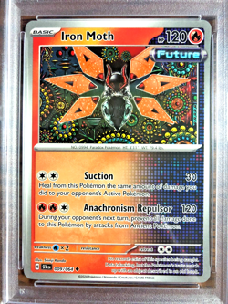Iron Moth Regular Uncommon #009 - PSA MINT 9 - 2024 Shrouded Fable - Pokemon TCG - Image 2