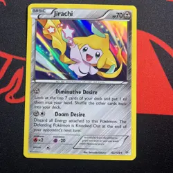 Pokemon TCG XY Roaring Skies Jirachi Holo 42/108 NM - Image 1