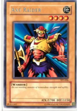 1x (EX) Axe Raider - TP3-006 - Rare - Unlimited Edition YuGiOh - Image 1