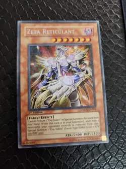 Zeta Reticulant CRMS-EN094 Secret Rare Lightly Played 1st Edition Yugioh - Image 1