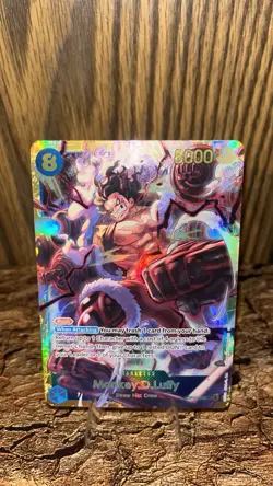 Monkey.D.Luffy (118) OP11-118 A Fist of Divine Speed Foil - Image 1