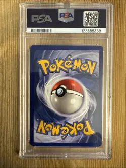 Gastly 50/102 (1st Edition Shadowless) Base Set Pokemon Card PSA 7 - Image 2