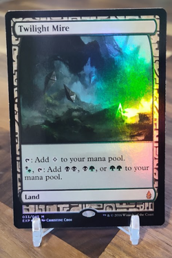 MTG FOIL Twilight Mire Zendikar Expeditions NM MINT Magic the Gathering Card - Image 1