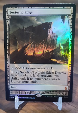 MTG FOIL Tectonic Edge Zendikar Expeditions NM MINT Magic the Gathering Card - Image 1