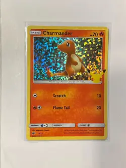 Pokemon 2021 McDonald's Charmander Holo Card TCG 9/25 Promo - Image 1