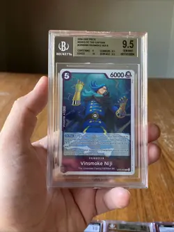Vinsmoke Niji OP06-065 R Wings Of The Captain One Piece Card Graded Beckett 9.5 - Image 1