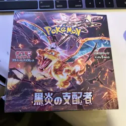 Pokemon Card Ruler of the Black Flame sv3 Booster Box Factory Sealed Japanese - Image 1