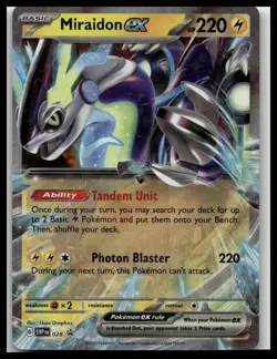 SV: Scarlet & Violet Promo Cards #028 Miraidon ex Holo - Image 1
