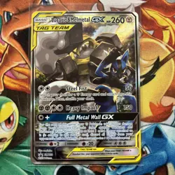 Pokemon TCG Lucario & Melmetal Tag Team GX SM192 Holo Promo Card Sun & Moon NM/M - Image 1
