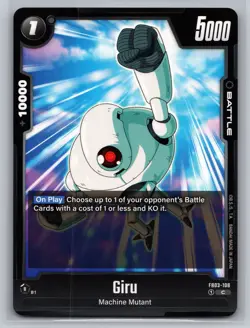 Dragon Ball Super Card Game Raging Roar #FB03-108 Giru - Image 1