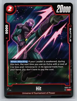 Dragon Ball Super Card Game Raging Roar #FB03-017 Hit - Image 1