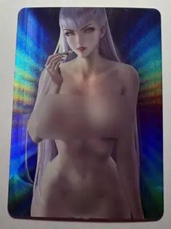 SEXY HEROINE WAIFU Evelynn LEAGUE OF LEGENDS ACG PREMIUM HOLOFOIL CARD NM - Image 1